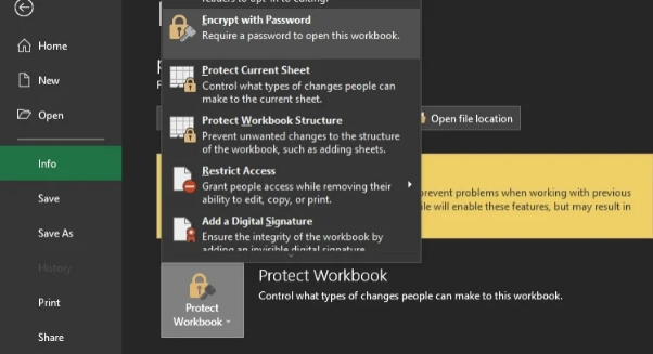 點擊選取「Encrypt with password」。