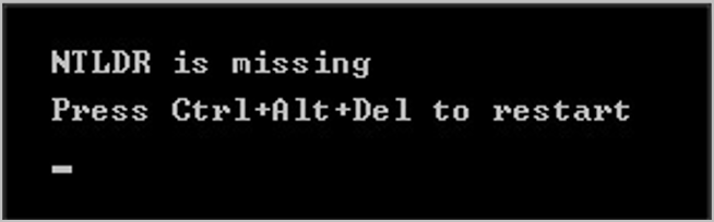 ntldr is missing