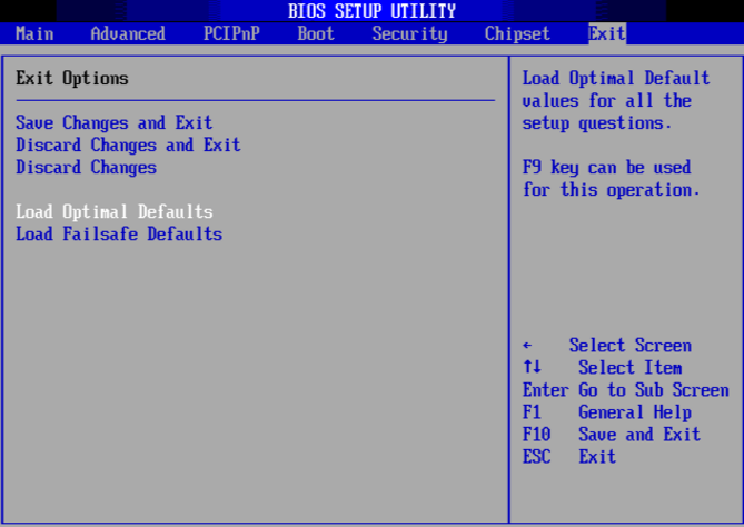 重置 BIOS