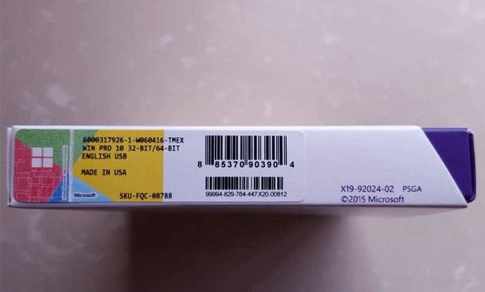 check windows key on the box