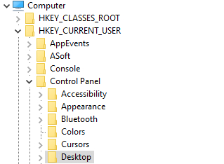 展開註冊表編輯器