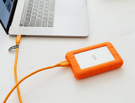 檢查外接硬碟/USB連接