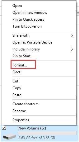選擇「格式」按鈕
