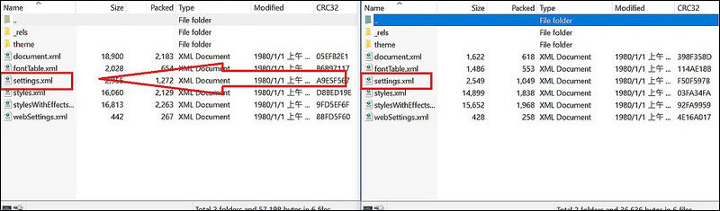replace locked file settings with unlokced file settings